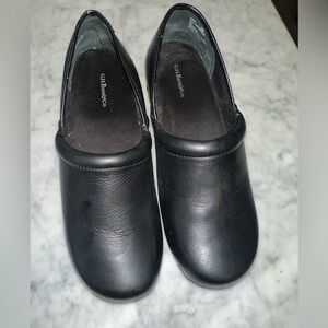 G.H. Bass & Co Black Leather Clogs Women’s Size 10 Comfort Slip-On Shoes